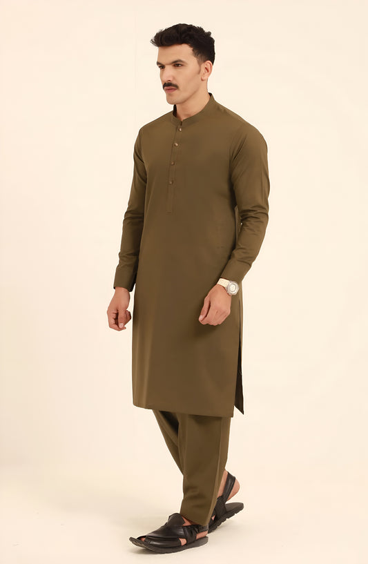 Men's Stitched Premium Wash & Wear - Shalwar Kameez