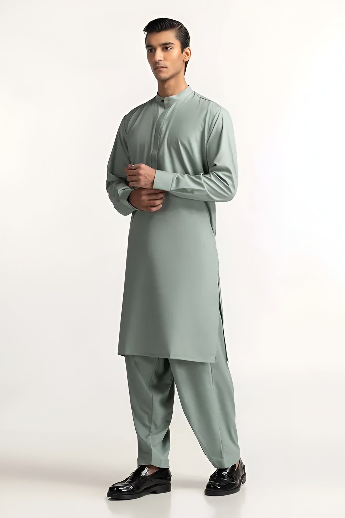Men's Stitched Boski Shalwar Kameez