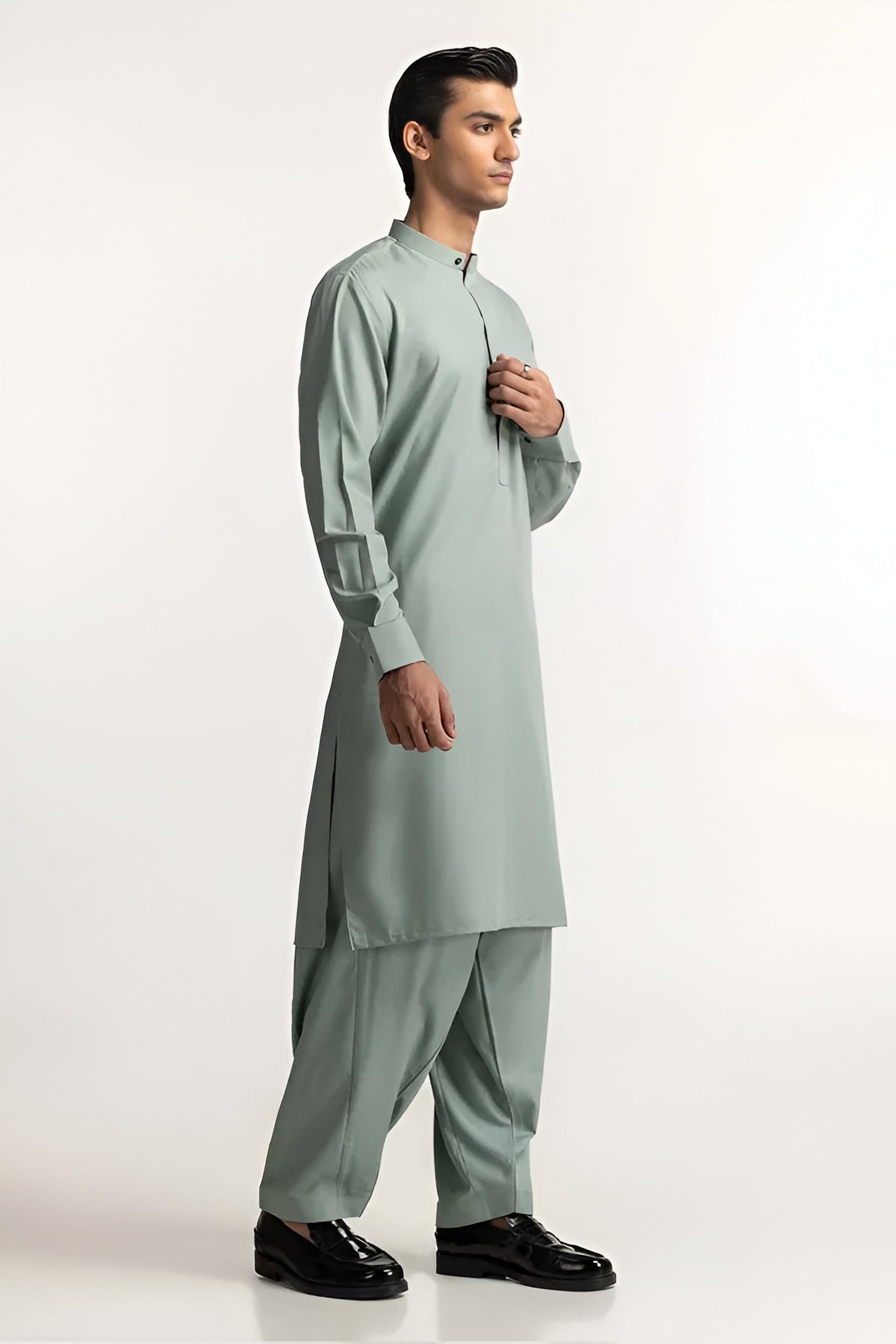 Men's Stitched Boski Shalwar Kameez