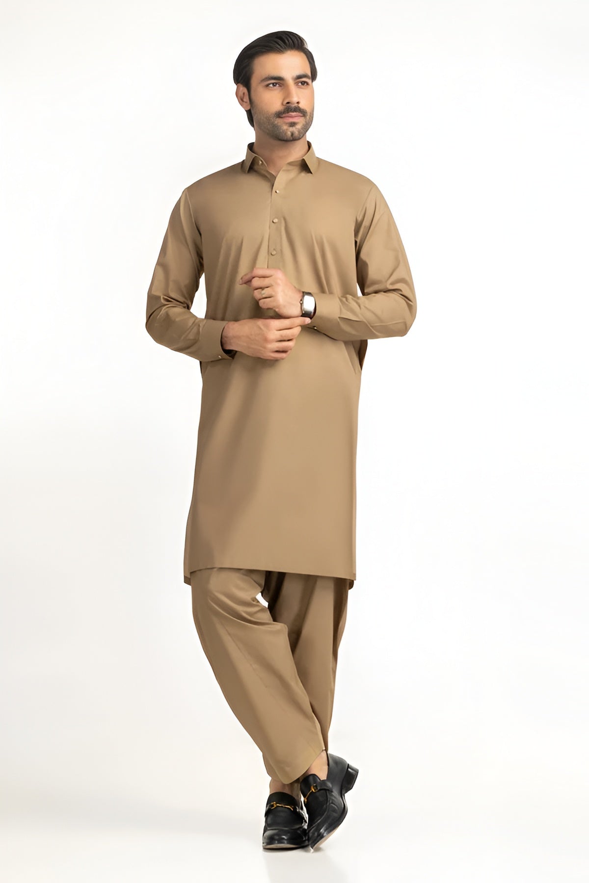 Men's Stitched Boski Shalwar Kameez