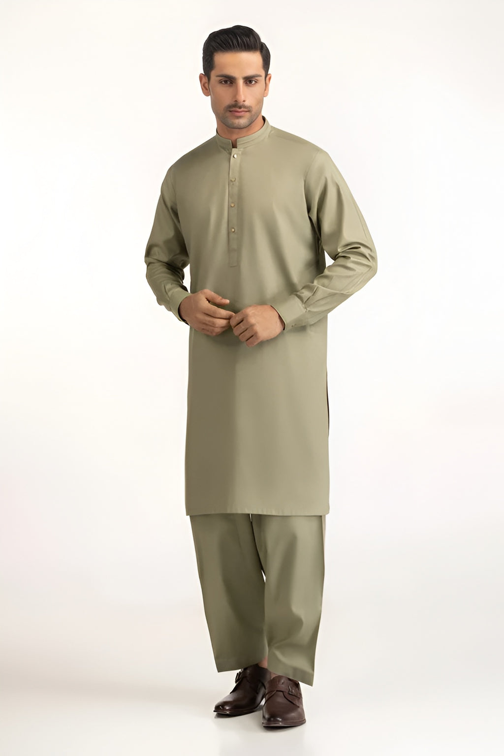 Men's Stitched Boski Shalwar Kameez