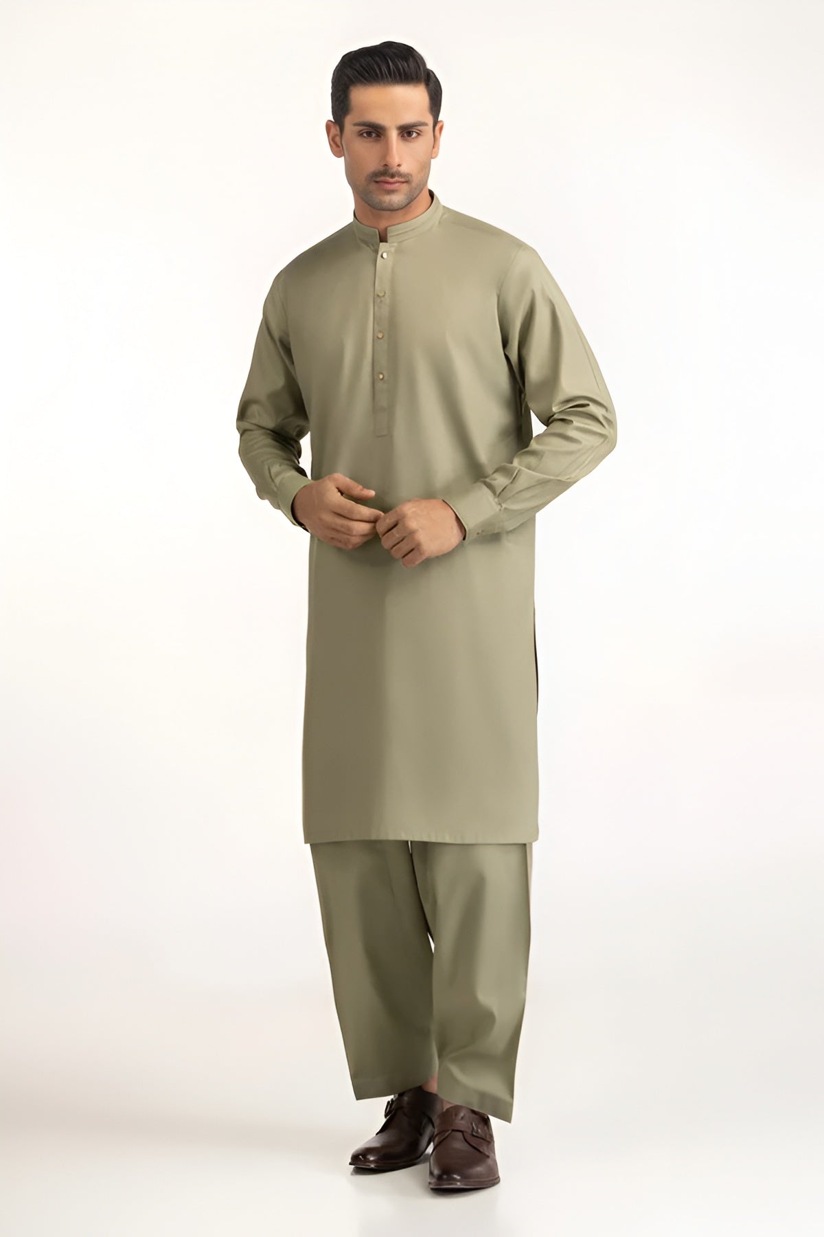 Men's Stitched Boski Shalwar Kameez