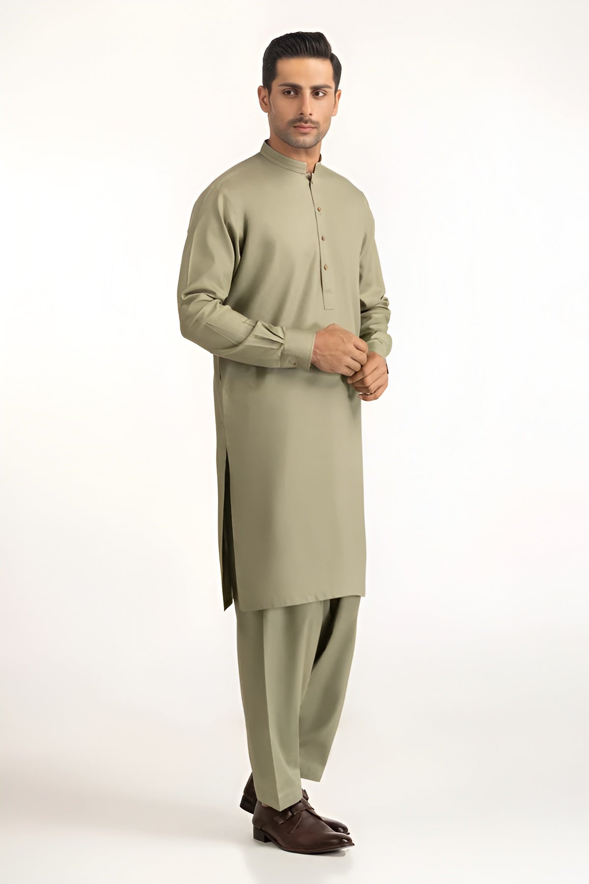 Men's Stitched Boski Shalwar Kameez