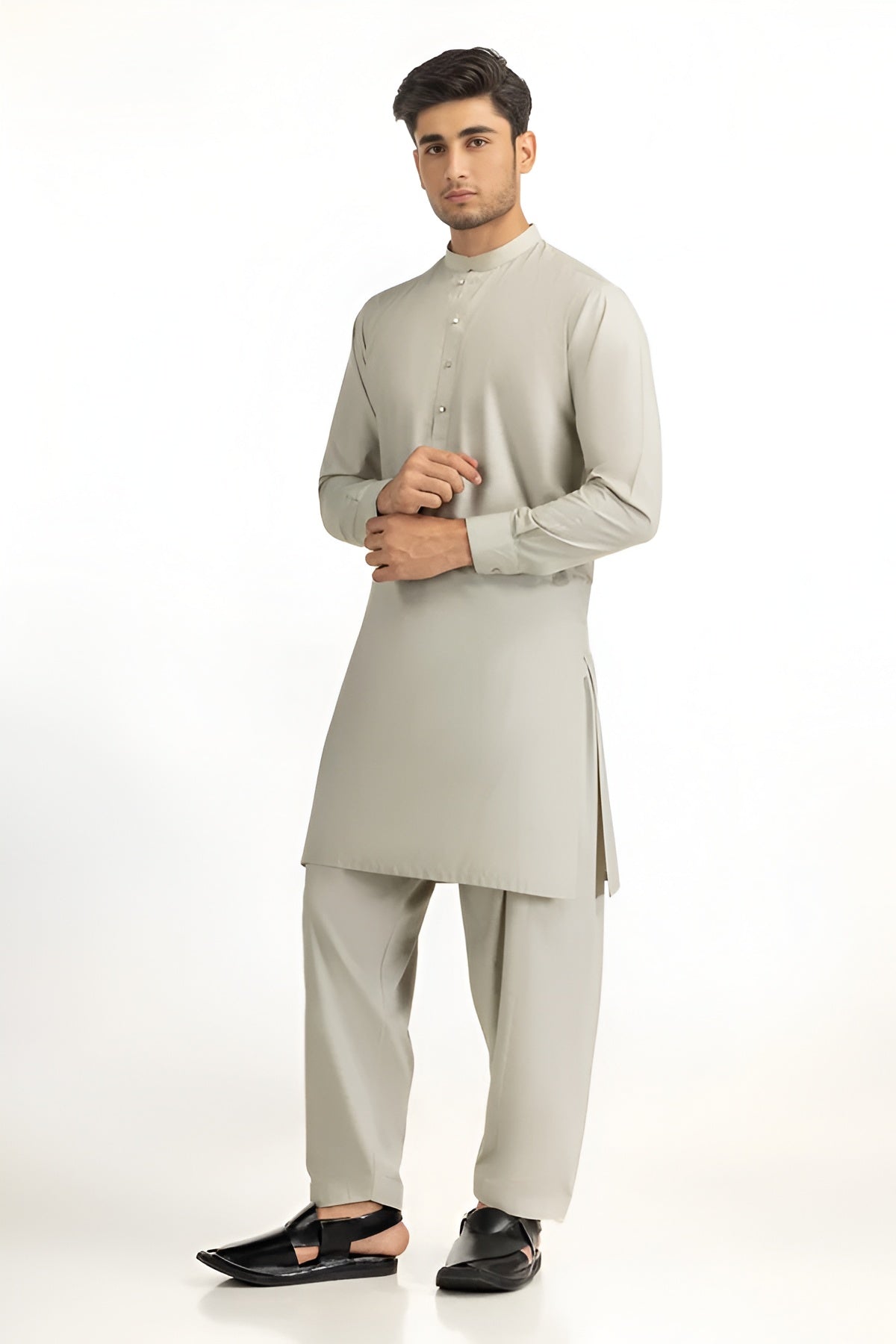 Men's Stitched Boski Shalwar kameez
