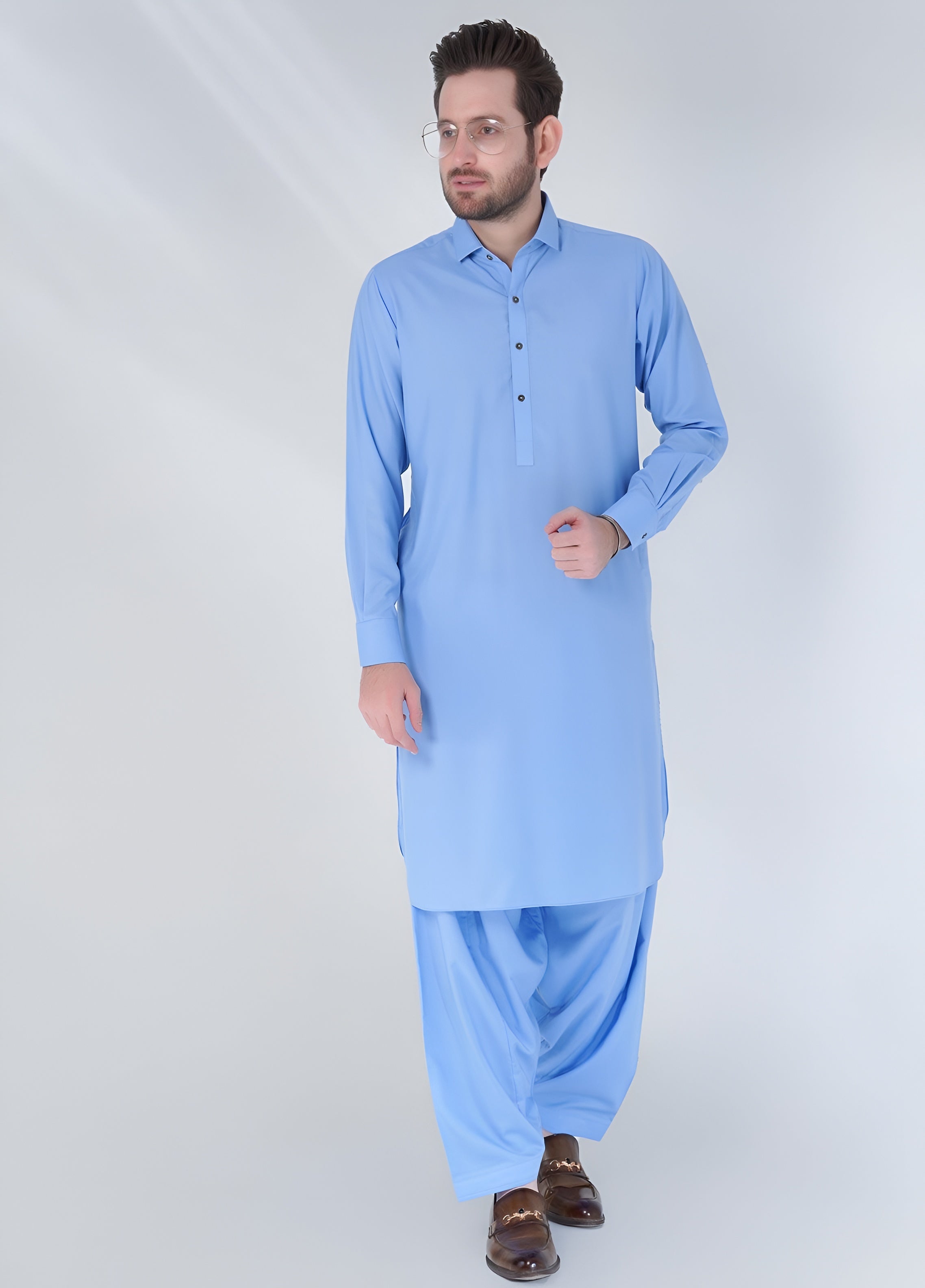 Men's Stitched Boski Shalwar Kameez